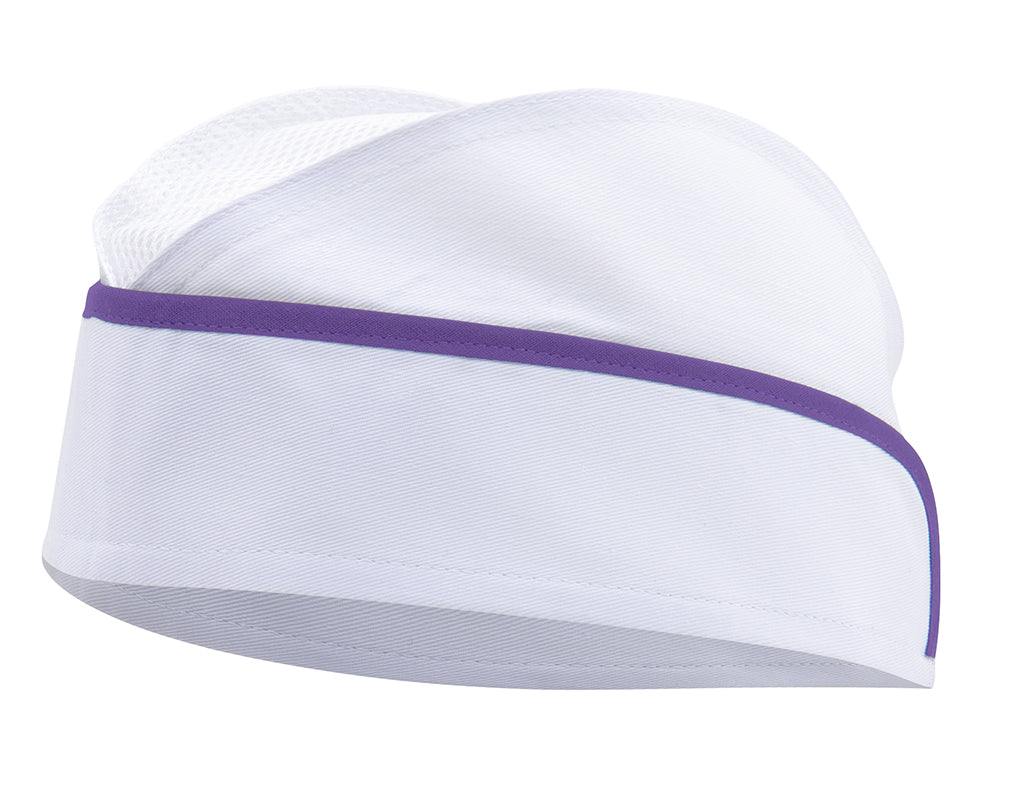 BONNET MILITAIRE RÉSILLE BLANC