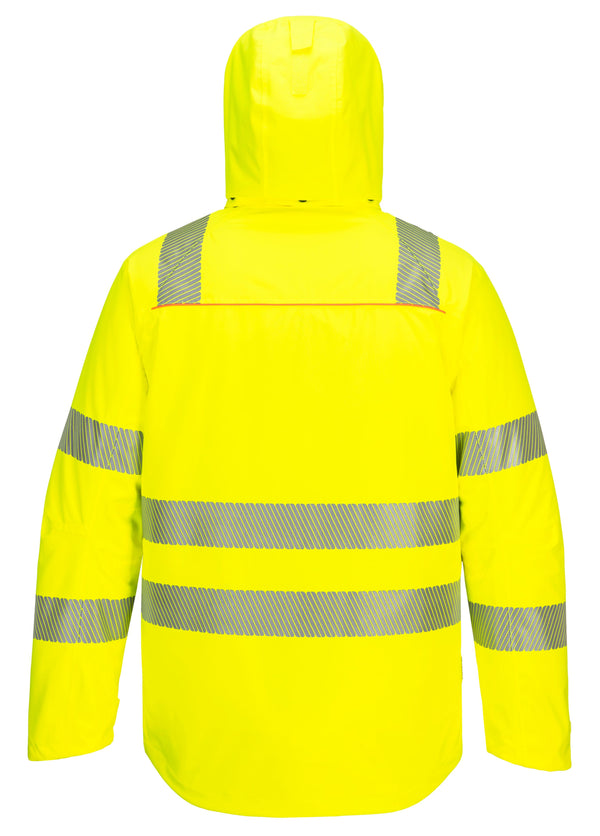 DX4 Veste de pluie haute visibilité