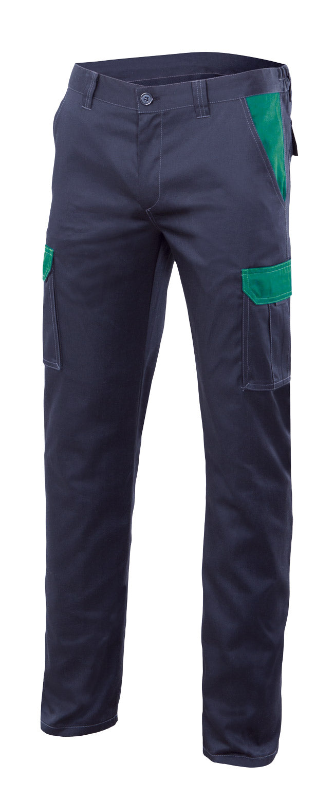NAVY BLUE STRETCH TROUSERS