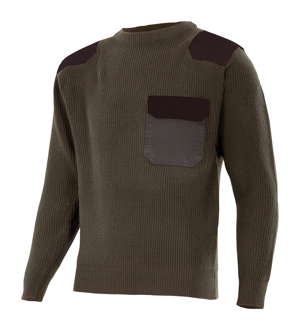 HUNTER GREEN JERSEY SWEATER