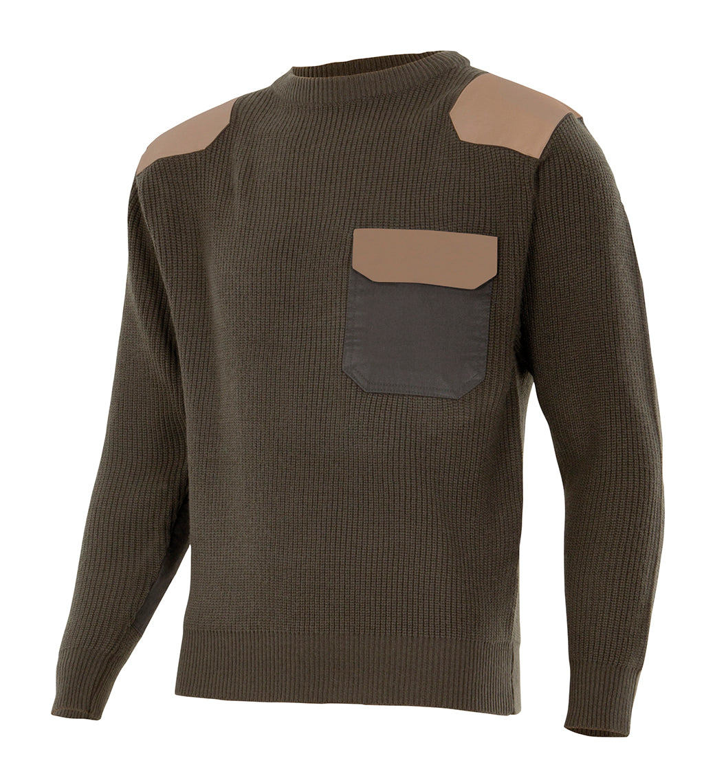 HUNTER GREEN JERSEY SWEATER