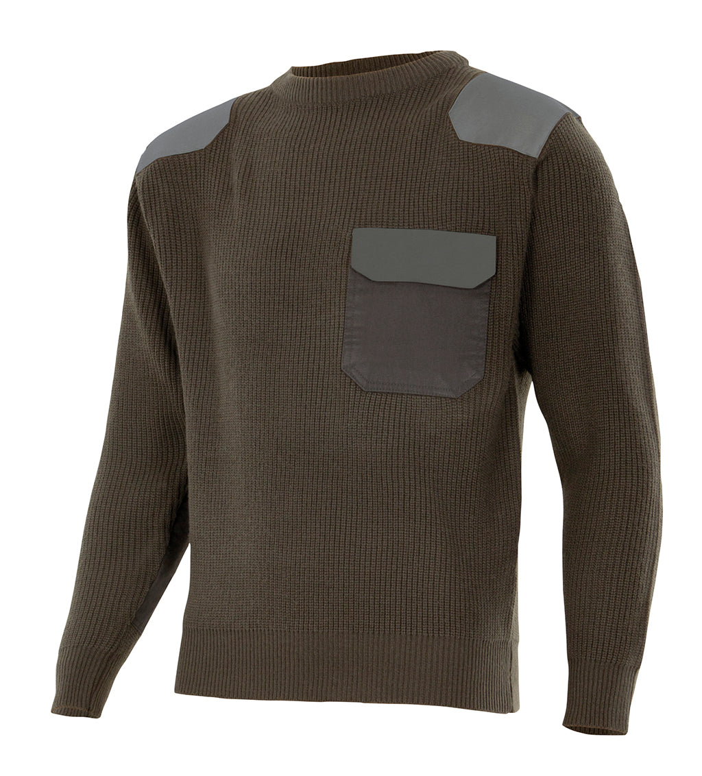 HUNTER GREEN JERSEY SWEATER