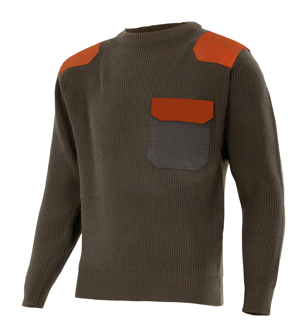 HUNTER GREEN JERSEY SWEATER