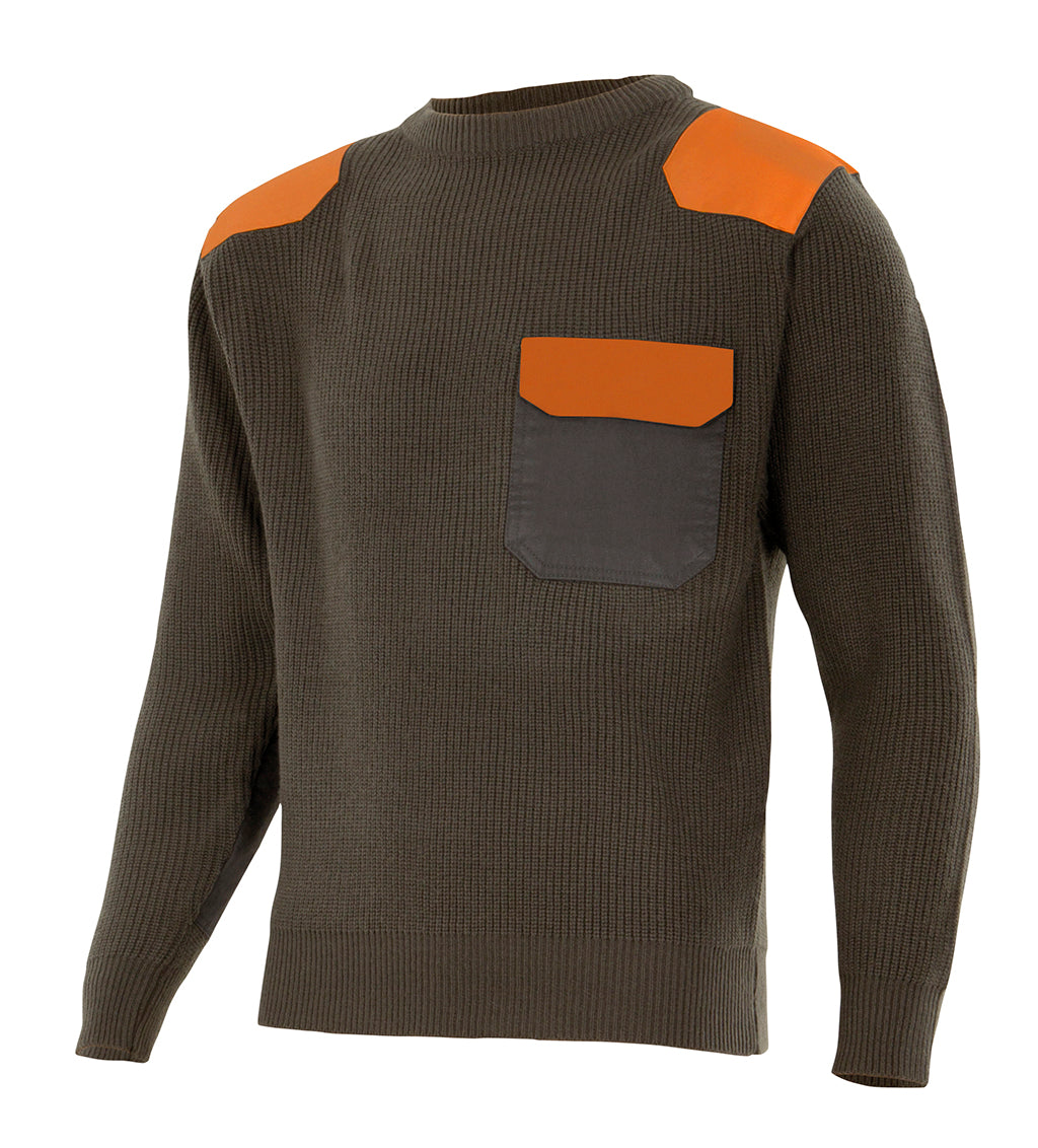 HUNTER GREEN JERSEY SWEATER