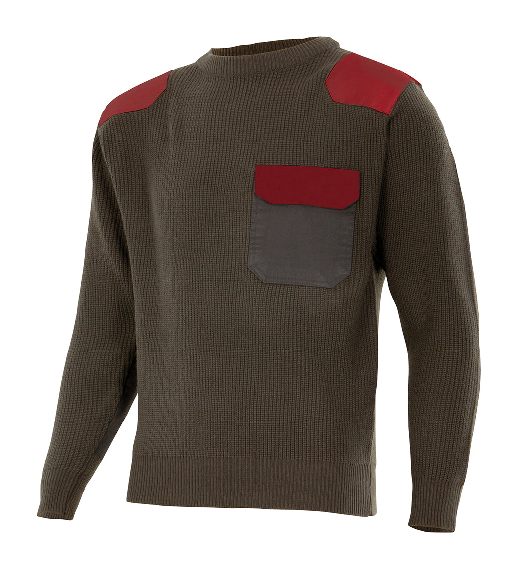 HUNTER GREEN JERSEY SWEATER
