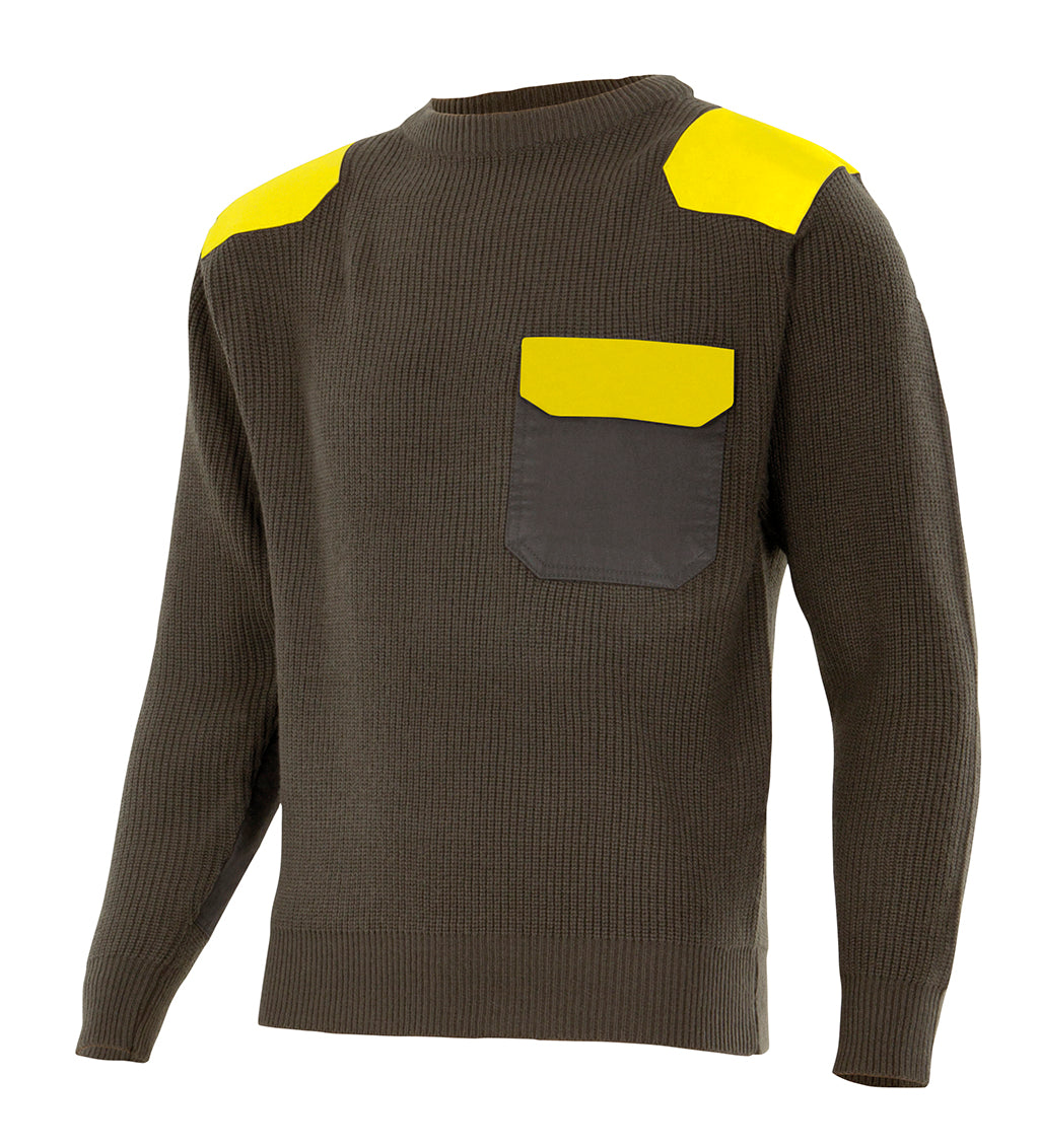 HUNTER GREEN JERSEY SWEATER